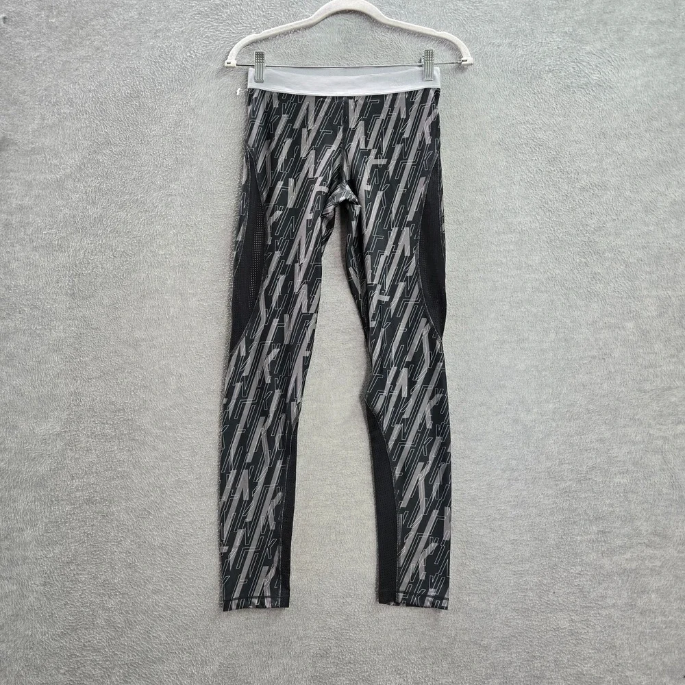 Nike Pro Women Activewear Pants Medium Hypercool Leggings Swoosh Logo 27